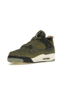 Air Jordan 4 Retro SE Craft 'Olive' Green Medium-Olive Pale-Vanilla Khaki Black Sail Sneakers Men FB9927-200 - 彩色 - 查看 4
