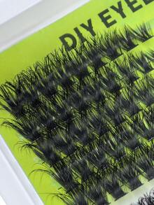 Hinarin 260Pcs Individual Lashes Natural Thick Eyelash Clusters D Curly Thin Single Eyelashes 3 Styles Hybrid Cluster Eyelash Extensions Home Eyelash Extensions Suitable As A Valentine's Day Gift - D - View 4