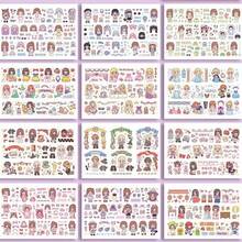 1000pcs/Book Cartoon Sticker Set - No Duplicate DIY Diary Supplies | Cute Scrapbooking Decorative Stickers Suitable For Planner, Album And Crafts - 1000 Stickers - View 12