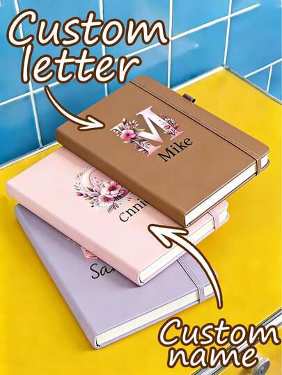 1pc Personalized Journal, Custom Notebook With Name, Customized Journaling Notebooks, Notebooks For Work, Small Notebook, Book Journal, Journals For Writing, Blank Notebook, Diary, Dotted Notebook, Journal For Men, Small Sketchbook, Paperage Notebook, Pocket Notebook, Note Book, Notepad, Daily Journal Multi-Functional, Waterproof,Festive Calendar