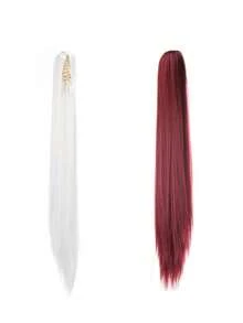 30 Inch Multifunctional Cosplay Ponytail Wig With Large Hair Clip, Suitable For Cosplay - Multicolor - View 5