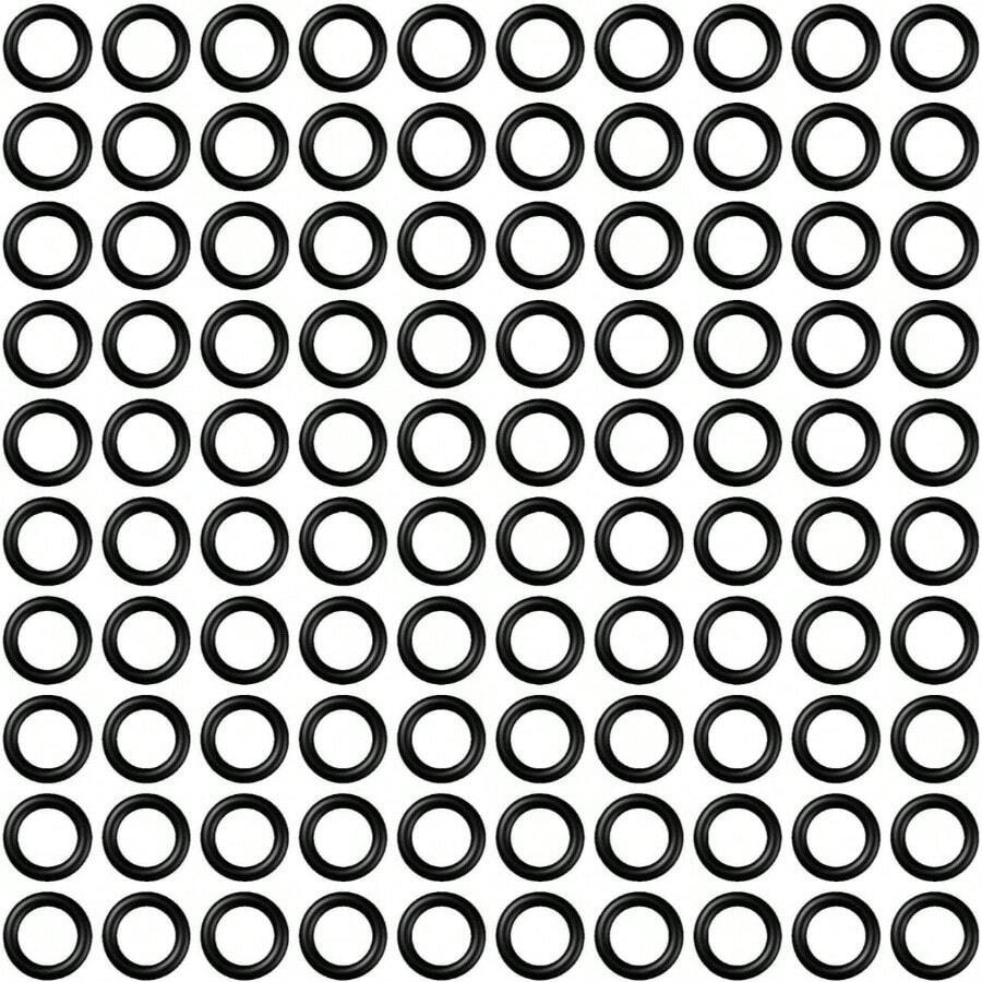100pcs Dart Rubber O Rings - Antiskid Washers Aluminum Shaft Accessories - Initial - View 1