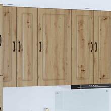 vidaXL Küchenschrank Kalmar Artisan-Eiche 50 x 31 x 100 cm - Braun - Übersicht 1