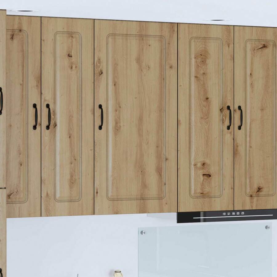 vidaXL Küchenschrank Kalmar Artisan-Eiche 50 x 31 x 100 cm - Braun - Übersicht 1