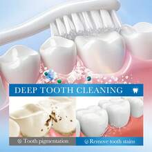 海洋灵感益生菌平衡牙膏，美白、去除牙渍和牙菌斑 - 薄荷 - 查看 6