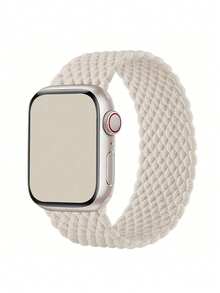 弹力编织尼龙单圈表带，兼容 Series 11/10/9/8/7/6/5/4/3/2/1，尺寸 38mm/40mm/41mm/42mm/44mm/45mm/46mm/49mm，男女通用；可爱尼龙弹力运动表带，兼容 Series Ultra SE/11/10/9/8/7/6/5/4/3/2/1 - 38/40/41(L) - 查看 17