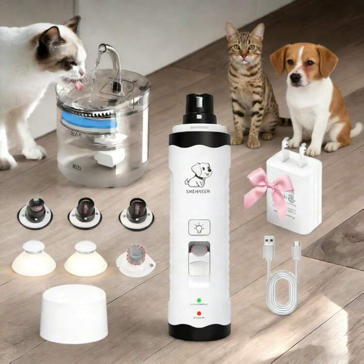 EDVELLA Pet Water Fountains - Fuente De Agua Para Mascotas+Molinillo De Uñas Para Mascotas - View 7