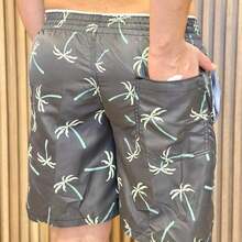 Bermuda Shorts, Small, Printed, Various Colors, In Thick Tactel Fabric, Men's Shorts. - Grey - View 4