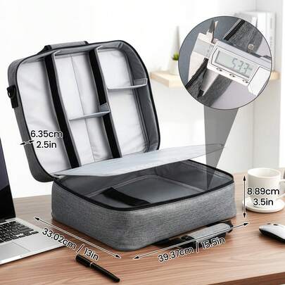 Large DJ Controller Bag & Mixer Case | Heavy-Duty Audio Equipment Carry Bag With 10mm Padding, Adjustable Compartments Handle