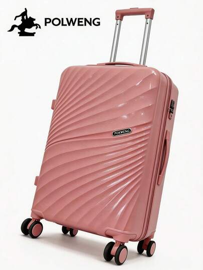 La nueva actualización de la maleta de viajes y negocios se fortalece con hebillas metálicas de gran capacidad de 500 kilogramos de refuerzo de carga, y la tira de tracción de aleación de aluminio es simple y de moda.