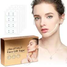 Instant Lifting Face Tape, Invisible Lifting Patch, Anti-Wrinkle Patch, Tightening Chin, Fading Fine Lines, Shaping V-Line Face, Transparent Light Beige Tightening Patch, Reducing Eye Wrinkles And Double Chin - Multicolor - View 1