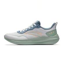 Anta Men's Lightweight Cushioned Breathable Running Shoes 912615541 - Green-6[Mesh] - View 2