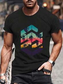 Men Outdoor Tees & Tanks - Black - View 8