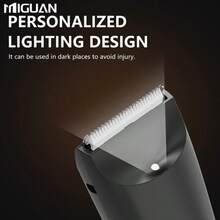 Men's Body Trimmer, Electric Shaver, Electric Inguinal And Hair Trimmer, Ceramic Blade Male Hygiene Shaver Battery Capacity 500mAh - A - View 6