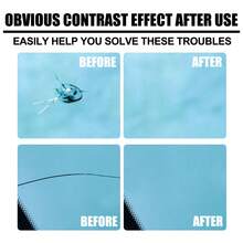 rayhong DIY Windshield Repair Kit Powerful Quick Fix Cracked Windscreen Restore Resin Sealer Car Window Glass Phone Screen Scratch Chips Star-Shaped Crack Nano Repair Protective Fluid Curing Glue - Windshield Repair Kit - View 8