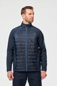 Men Denim Jackets - 黑色/銀色 - 查看 5