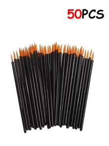 50/20/5PCS One-Time Eyeliner Brush, Fiber Pen, Waterproof Lip Pen, Portable Makeup Brushes, Makeup Tools, Beauty Tools - Easy To Operate And Quick To Master. - Multicolor - View 7