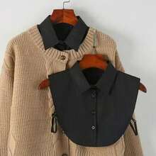 女士可拆卸假领衬衫，半截衬衫，仿领设计，适合女孩，领子，衬衫，女式衬衫，商务职业女性，女士礼物，商务休闲女性 - 彩色 - 查看 9