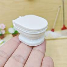 Model Mangkuk Toilet Mini Realistis, Properti Adegan Kamar Mandi Miniatur, Cocok untuk Dekorasi Adegan Kamar Mandi Diorama, Hadiah Koleksi untuk Penghobi dan Penggemar - MultiWarna - View 4