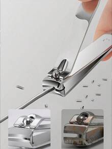 Juego de manicura y pedicura, juego de cortaúñas, kit de herramientas de cuidado de uñas profesional con estuche de viaje de lujo - Negro - Ver 8