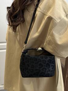 2026 Nuevo bolso cruzado de lujo de alta gama, elegante y sencillo, de estilo moderno y multiusos para uso diario de las mujeres - Negro - Ver 4