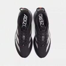 Adidas ADIZERO EVO SL 男士竞速马拉松跑鞋 - 黑色/銀色 - 查看 5
