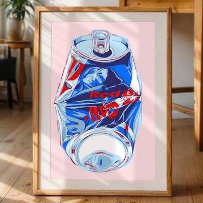 1 pieza Póster de lienzo, Pintura de arte de pared, Regalo ideal para dormitorio, sala de estar, pasillo, arte de pared, decoración de habitación, marco opcional