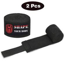 2pcs 3 Meters/5m Boxing Handwraps Elastic Muay Thai Bandages Handguards Martial Arts Training Wraps For Men & Women - Multicolor - View 10