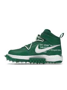 X Nike Air Force 1 Mid SP Leather 'Pine Green' Sneakers Men DR0500-300 - 彩色 - 查看 5