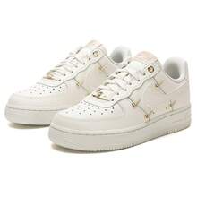 Nike女鞋2026新款AIR FORCE 1 '07 LX空軍一號小金色鉤板鞋運動休閒鞋FV3654-111 - 白色 - 查看 7