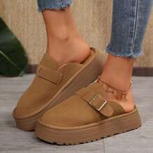 Round Toe Womens Shoes Casual Comfortable Lightweight Flats For Female Daily Wear - 駝色 - 查看 7