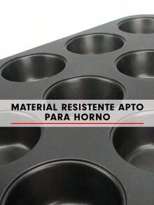 Bandeja de Molde Para 12 Mini Cupcakes, Molde Para Moffins Antiadherente - Ver 3