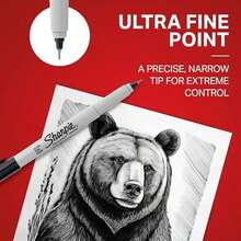 Sharpie 37161PP Permanent Markers Ultra Fine Point Black 2 Count - / - View 5