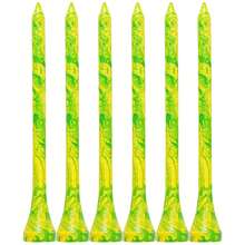 FINGER TEN 竹製高爾夫球標記 50入，2 3/4 英吋或 3 1/4 英吋，高級木製彩色漆面，亮色耐用吸睛高爾夫配件，適合男女使用 - 綠色 - 查看 11