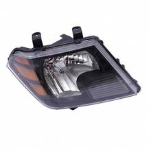 Front Halogen Headlight Assembly, For 2009-2020 Frontier Truck Black Headlights Headlamps Replacement Left+Right 26010ZL40A,26010ZL40B,NI2502188,NI2503188 - Default - View 11
