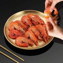 6件套优雅不锈钢餐盘套装 - 适用于烧烤、火锅和日常使用，配有便捷的收纳架 - 彩色 - 查看 6