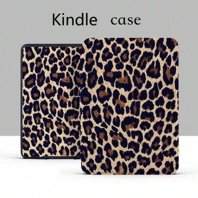 高级通用豹纹电子阅读器保护套：纤薄轻巧，防摔耐用，便于携带，采用全方位防摔设计。兼容多种电子阅读器型号，确保您出行无忧。触感细腻，握感舒适，做工精湛。