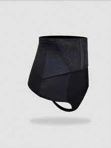 1pc Women Lace High Waist Shaping Tummy Control Panty, Butt Lifting Shapewear - Black - View 8