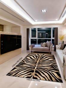 1 tấm thảm trang trí in hình ngựa vằn và hươu cao cổ, chất liệu nhung mềm mại, họa tiết ngựa vằn vàng đen, họa tiết ngựa vằn hồng đen, họa tiết hình học thời trang, thảm nghệ thuật phù hợp cho phòng ngủ, nhà bếp, nhà nông thôn, phòng khách, làm quà tặng và trang trí nhà cửa. - Nhiều màu - Xem 16