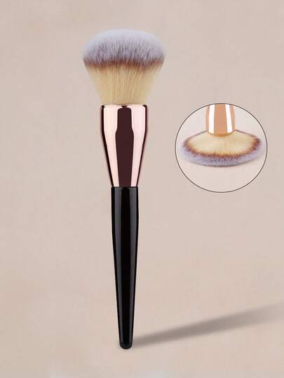 1 cọ trang điểm mặt Flawless Face Brush, cọ tán phấn lớn Daubigny dạng dẹt cong cao cấp bền chắc, cọ Kabuki hoàn hảo để tán kem nền dạng lỏng, kem và phấn phủ Flawless Powder, làm mịn da, pha trộn màu sắc, che khuyết điểm.