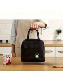 1个小熊图案保温午餐包，无纺布便当袋，可手洗长方形食品收纳袋，带拉链封口，不接触食物，返校必备，旅行必备，午餐保温袋，小挂件，送给好朋友的礼物，新年礼物，适合春、冬、秋、夏四季，防水大容量午餐盒保冷袋，野餐户外野餐包，女士午餐包，学习用品，露营必备。 - 彩色 - 查看 7