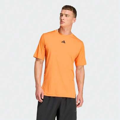 Adidas 男士 D4T POWER TEE 短袖T恤，针织无领短袖 TKE9939