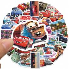 Disney 50pcs Cars Stickers, Creative Graffiti Stickers, Office Supplies, Mobile Phone And Computer Stickers, High-Quality, Beautiful And Cool Stickers, Fun And Classic Colorful Cartoon Design, Gift Decoration, Phone Case Decoration, Reusable, Colorful Cartoon Design, Suitable For Water Bottles, Skateboards, Mobile Phones, Etc. Perfect For School Supplies And A Great Gift For Holidays. - 50pcs - View 5