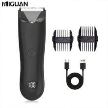 Men's Body Trimmer, Electric Shaver, Electric Inguinal And Hair Trimmer, Ceramic Blade Male Hygiene Shaver Battery Capacity 500mAh - A - View 12