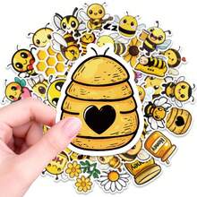 优雅正念格言贴纸系列 - 手写和印刷的“无反应，唯有意图”贴纸，适用于水瓶、计划本和个人文具。 - 彩色 - 查看 8