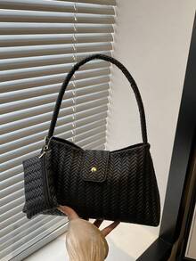 Exquisite, Elegant, Fashionable, Versatile, Luxurious Women's Bag In 2026 New Style, With Small Bag, Shoulder Bag, High-End Style. - Black - View 2