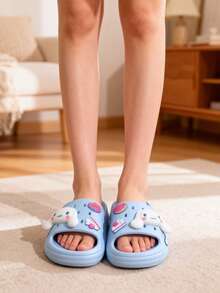 SANRIO 三丽鸥  &  &  & Melody 女童拖鞋，卡通鞋，防滑，可爱卡通室内浴室沐浴鞋，沙滩鞋，儿童 | 三丽鸥鞋 - 淺藍色 - 查看 4