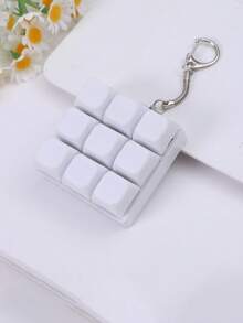 Juguete de descompresión para teclado, colgante de descompresión con estilo de clic de teclado, regalo de pasatiempo de alivio del estrés para adultos - Multicolor - Ver 8