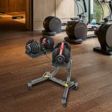 JUSODIN Strength Training Dumbbell Rack - Black - View 5
