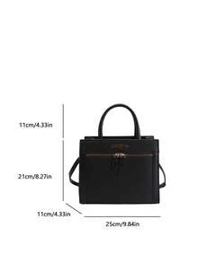 Sophisticated, And Fashionable 2026 New Style Women's Lightweight And Versatile Retro-Style Crossbody Bag - Black - View 2